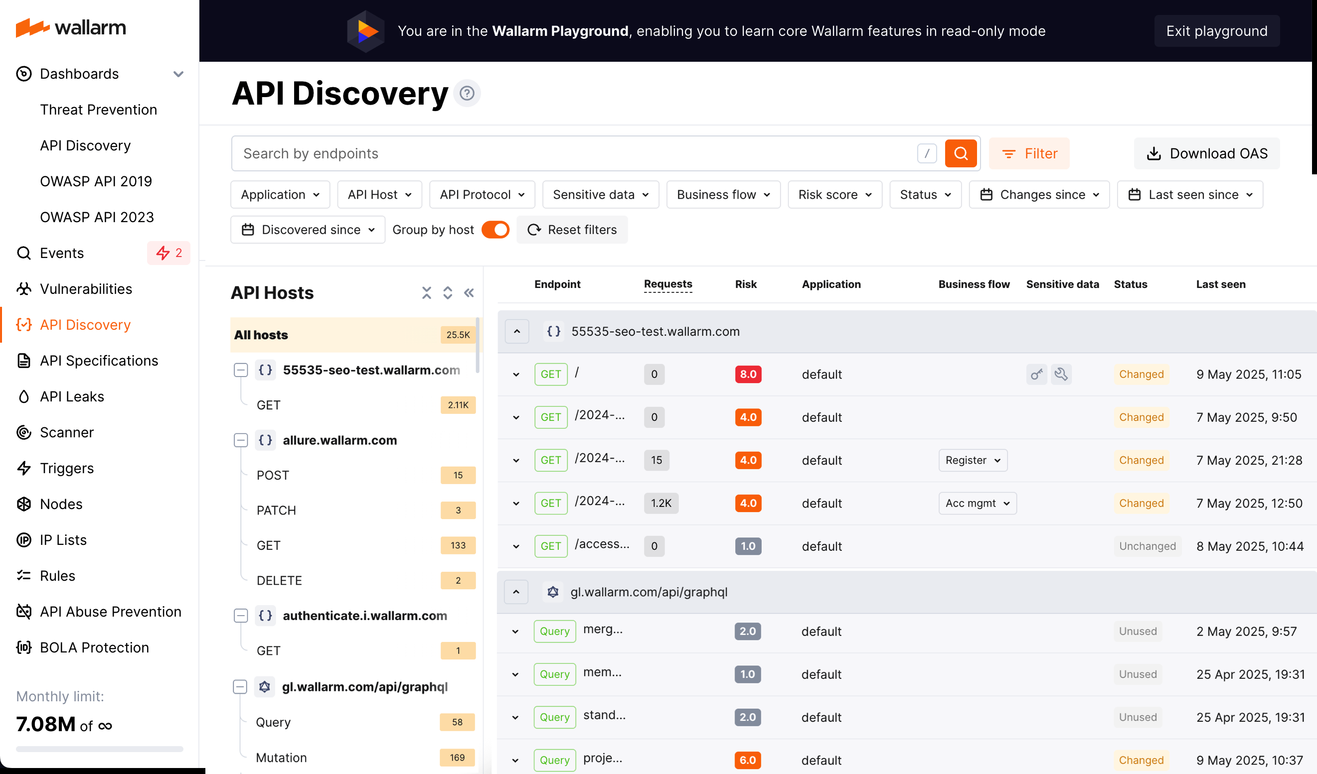 API Discovery โ Sample Data